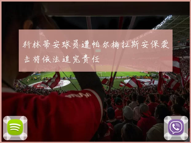 科林蒂安球员遭帕尔梅拉斯安保袭击将依法追究责任